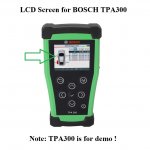 LCD Screen Display Replacement for BOSCH TPA 300 TPMS Tool